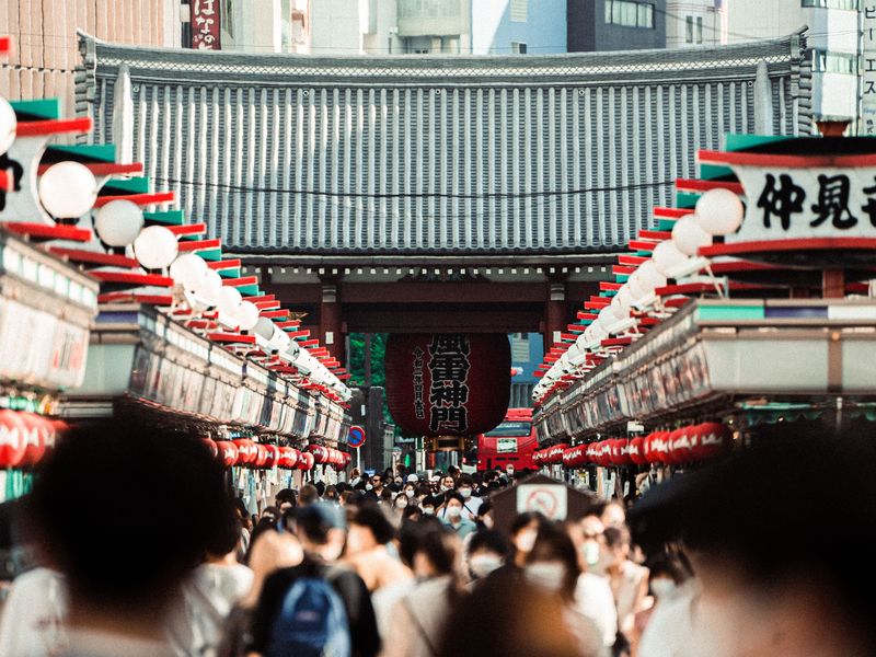 Street scene in Japan